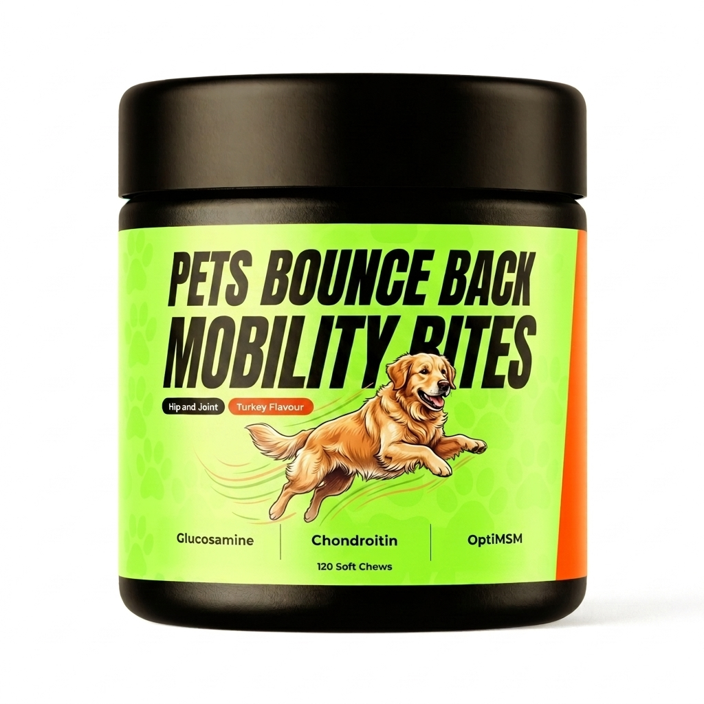 Bounce Back Mobility Bites for Dogs Glucosamine, Chondroitin & OptiMSM